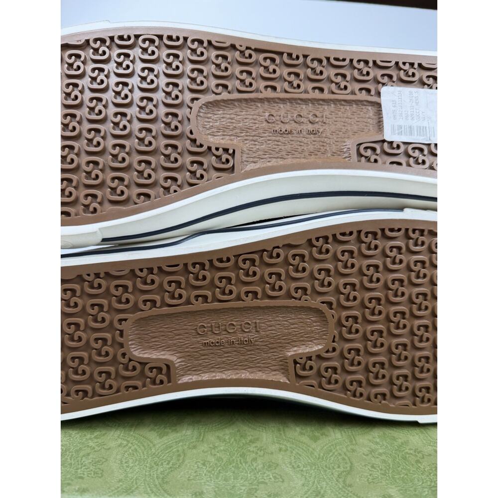 Size 16G/16.5US - Gucci Tennis 1977 Blue Denim Sneakers💙 NEW/RETAIL $750! - Picture 9 of 11